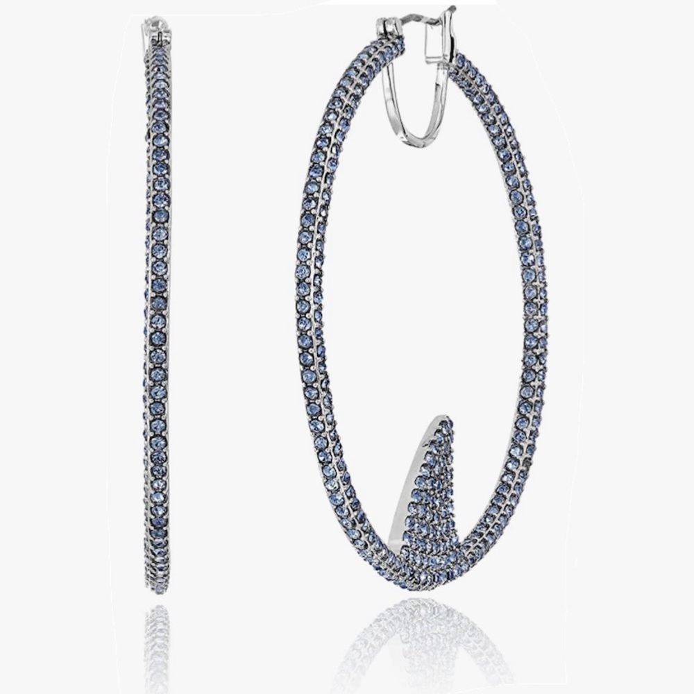 $79 Kate Spade California Dreaming Pave Shark Hoop Earrings